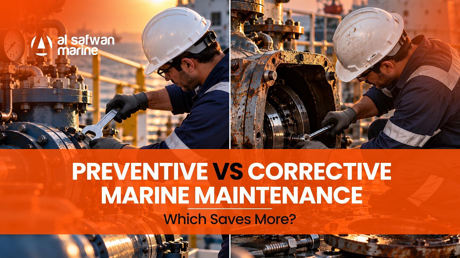 Preventive vs Corrective Marine Maintenance: Which Saves More?
