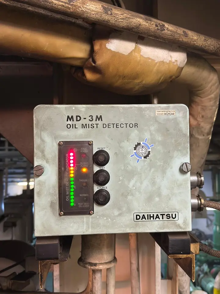 Oil Mist Detector (OMD) Testing & Certification – Suez Port, Egypt, photo 5