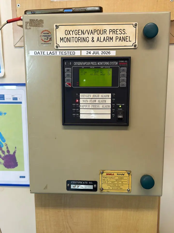 VECS System Troubleshooting & Sensor Calibration | Suez Anchorage, Egypt, photo 6