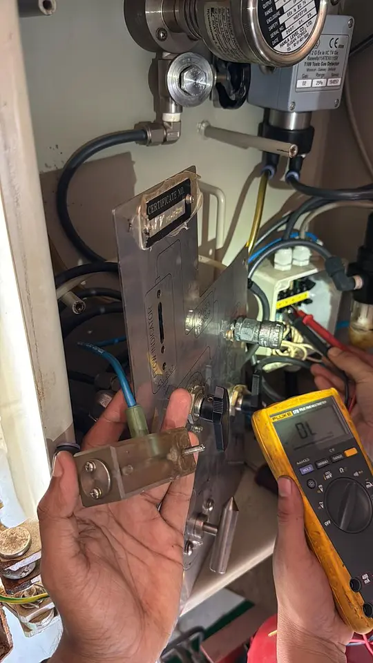 VECS System Troubleshooting & Sensor Calibration | Suez Anchorage, Egypt, photo 1
