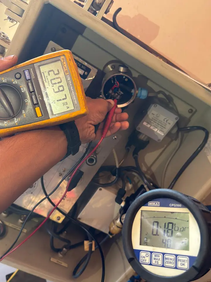VECS System Troubleshooting & Sensor Calibration | Suez Anchorage, Egypt, photo 4