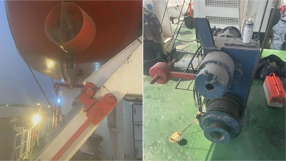 Annual Lifeboat Davit & Winch Inspection, photo 1