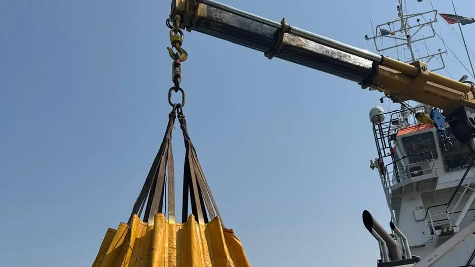 Telescopic Knuckle Boom Crane Load Test – Dubai Waterfront, photo 1