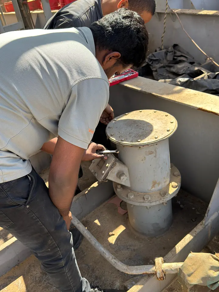 Tank Level Monitoring System Troubleshooting at Suez Port, Egypt, photo 5