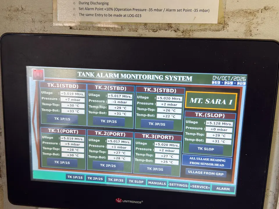 Tank Level Monitoring System Troubleshooting at Suez Port, Egypt, photo 3