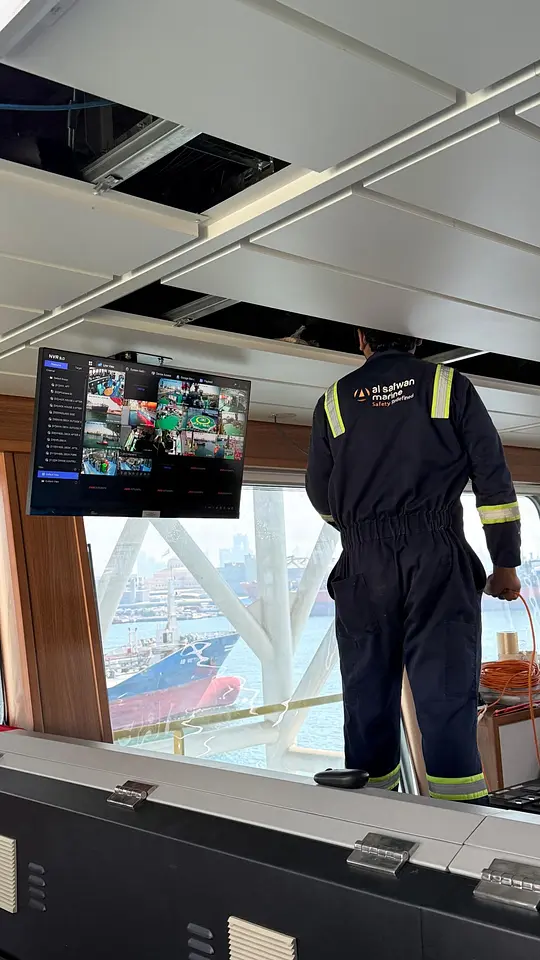 CCTV System Upgrade on Two Vessels – Khalid Port, photo 4