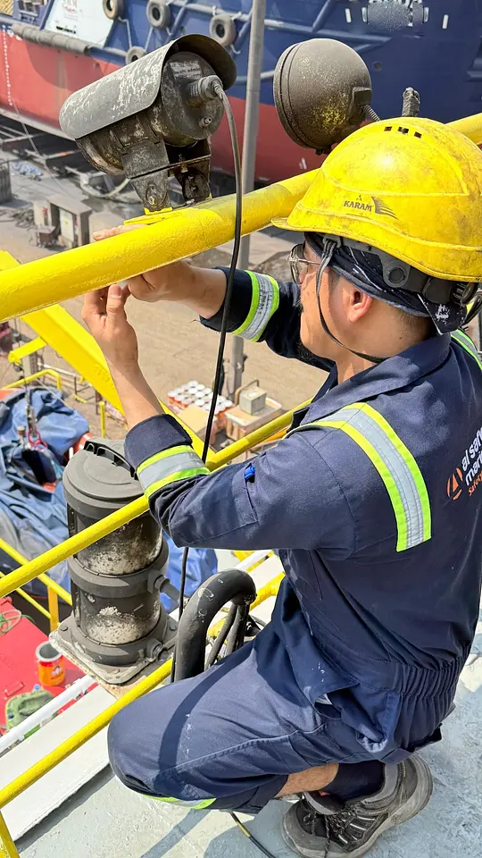 CCTV System Installation – Hamriyah Port, photo 3