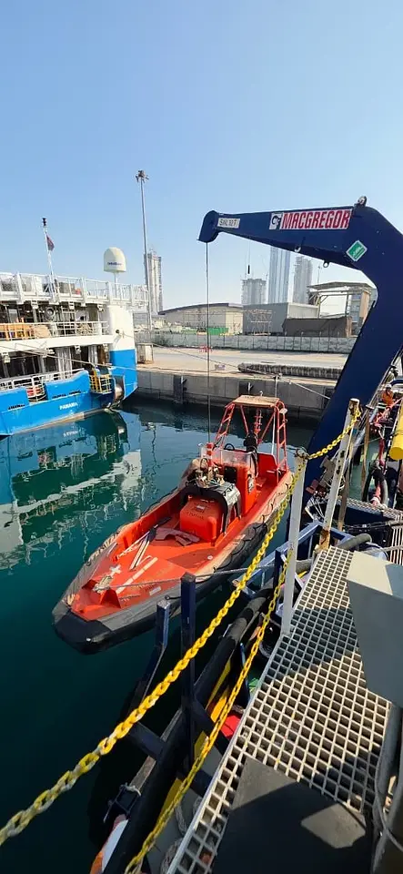 Annual Inspection of Rescue Boat & MacGregor Davit – DMC Port, Dubai, photo 4