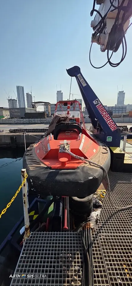 Annual Inspection of Rescue Boat & MacGregor Davit – DMC Port, Dubai, photo 5