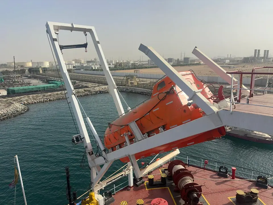 Annual Inspection of Free-Fall Lifeboat & Rescue Boat Systems – Hamriyah Port, photo 5