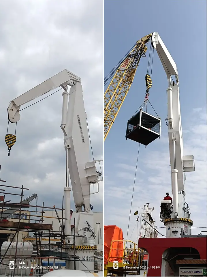 Provisions Crane Luffing & Knuckle Cylinder Overhaul – Hamriyah Port, photo 3