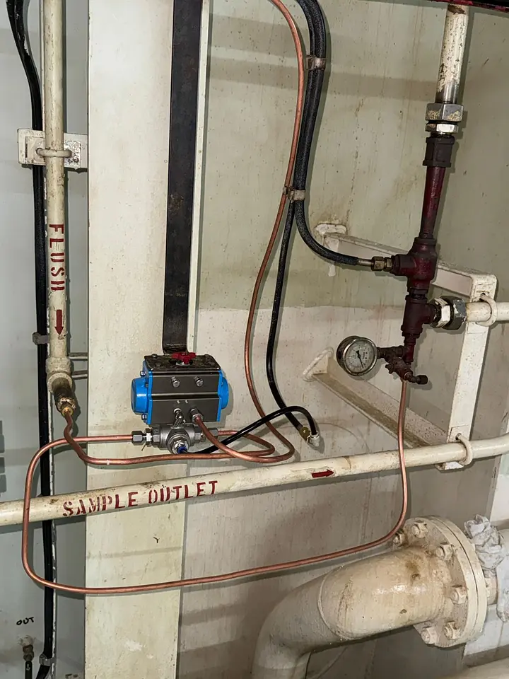 Rivertrace ODME Troubleshooting, 3-Way Valve Installation & Commissioning, photo 6