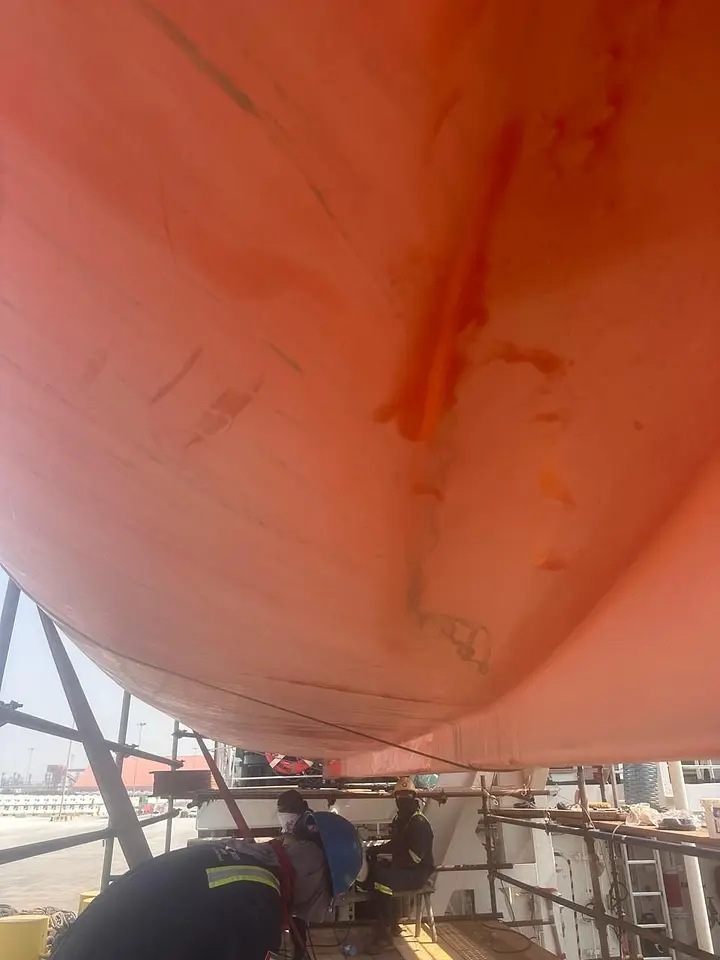 Lifeboat Polishing – Khalifa Port, Abu Dhabi, photo 16