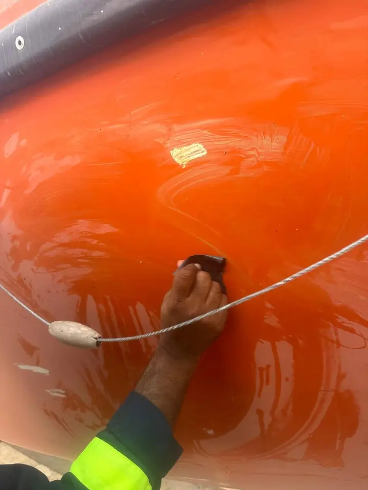 Lifeboat Polishing – Khalifa Port, Abu Dhabi, photo 20