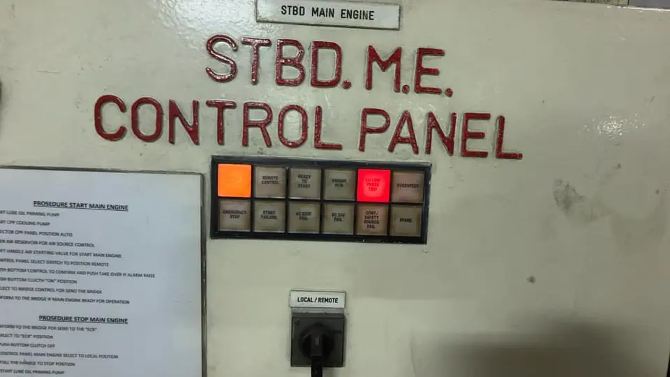 Main Engine Safety Shutdown Troubleshooting & Testing – Dubai Maritime City, photo 1