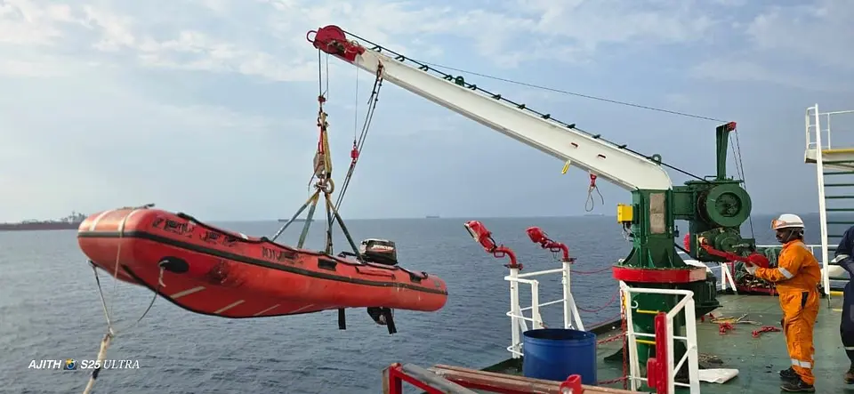 Annual Inspection of Freefall Lifeboat & Rescue Boat – Khorfakkan Anchorage, photo 1
