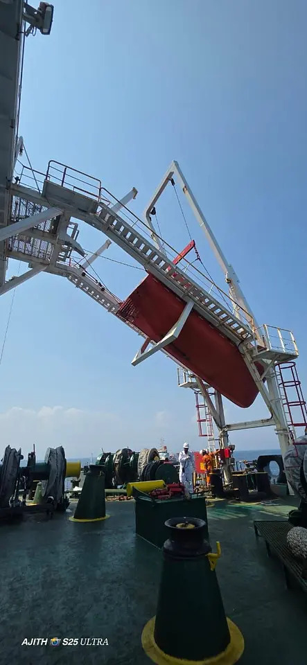 Annual Inspection of Freefall Lifeboat & Rescue Boat – Khorfakkan Anchorage, photo 7