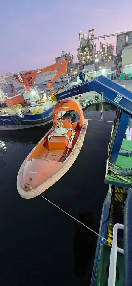 Annual Inspection of Rescue Boat & Launching Appliance – MBK Port, Abu Dhabi, photo 2