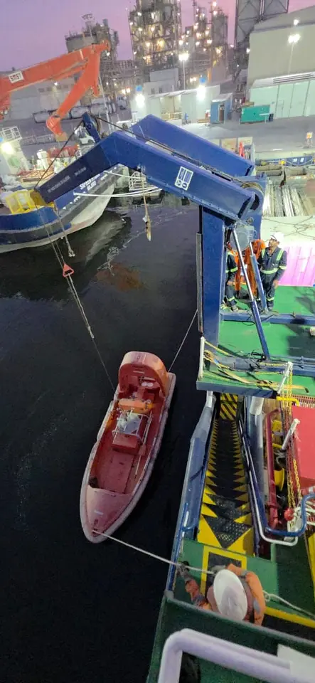 Annual Inspection of Rescue Boat & Launching Appliance – MBK Port, Abu Dhabi, photo 3