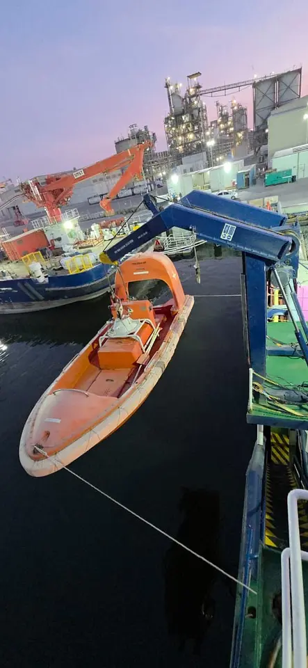 Annual Inspection of Rescue Boat & Launching Appliance – MBK Port, Abu Dhabi, photo 4