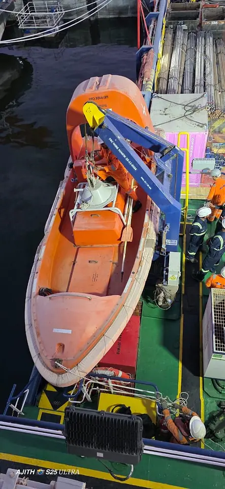 Annual Inspection of Rescue Boat & Launching Appliance – MBK Port, Abu Dhabi, photo 5
