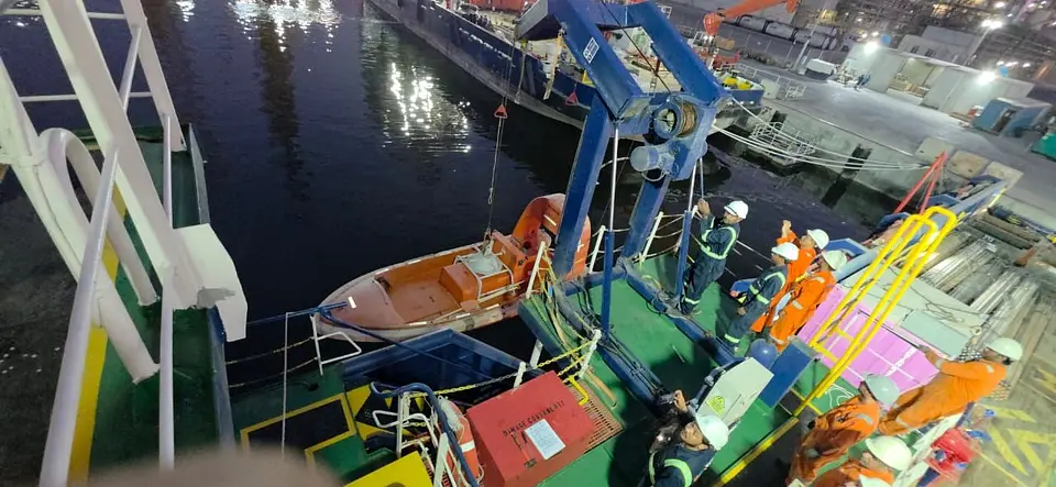 Annual Inspection of Rescue Boat & Launching Appliance – MBK Port, Abu Dhabi, photo 7