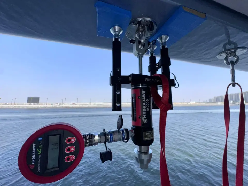 Harken Access Rail System – Pull-Out Testing | Yacht, photo 8