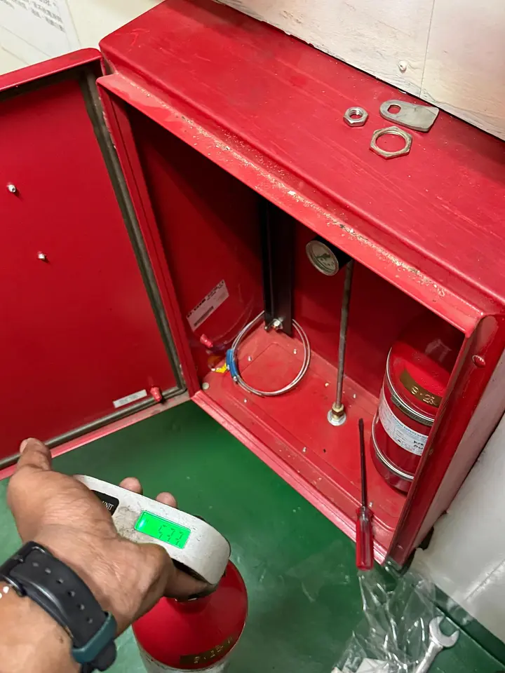 Annual Inspection of Fixed CO2 & DCP Systems – Khor Fakkan Anchorage, photo 10