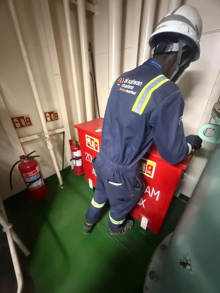 Annual Inspection of Fixed CO2 & DCP Systems – Khor Fakkan Anchorage, photo 14