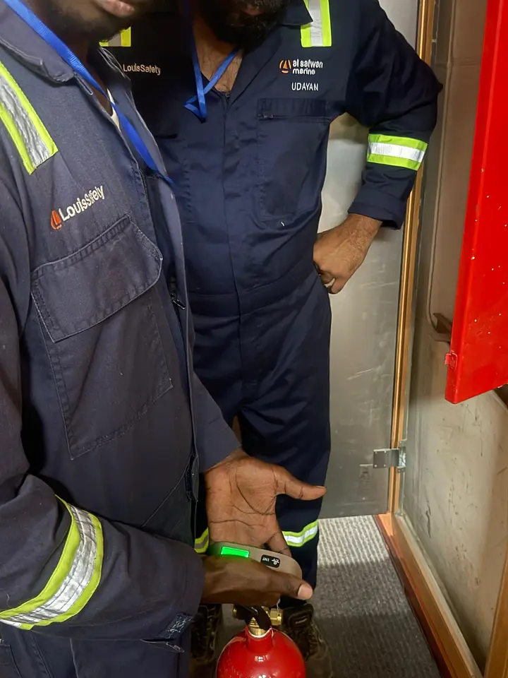 Annual Inspection of Fixed CO2 & DCP Systems – Khor Fakkan Anchorage, photo 15