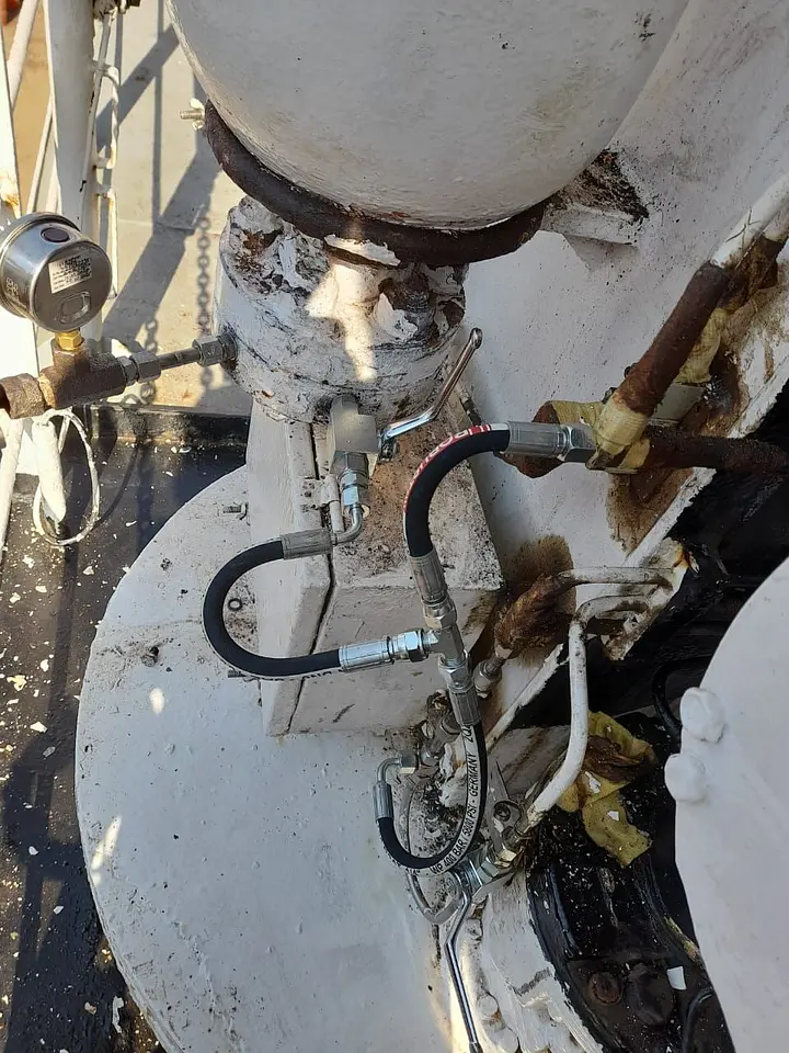 Fast Rescue Boat Davit Accumulator Pipeline Modification, photo 2