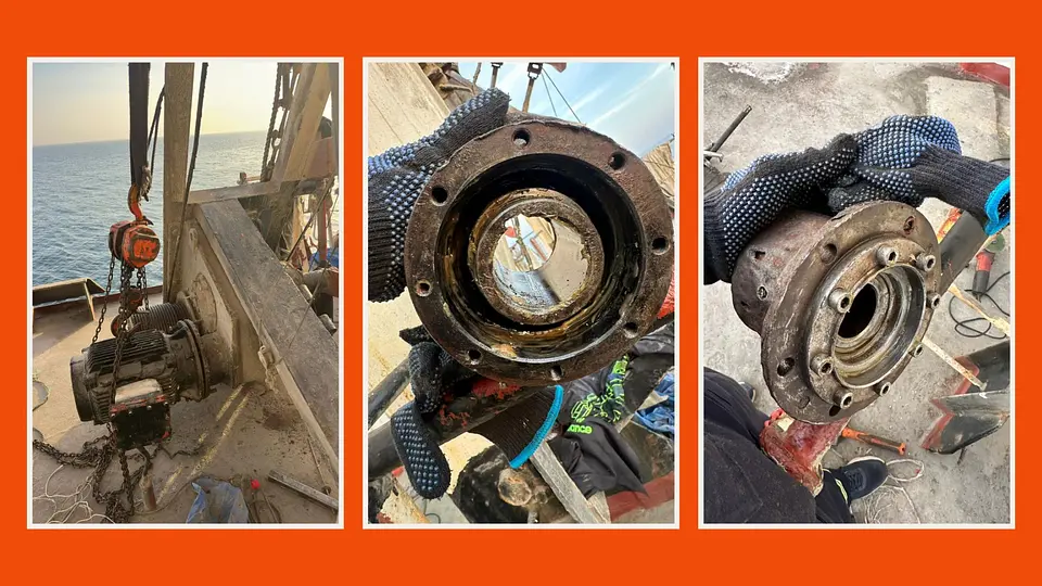 Lifeboat Winch Cam Clutch Renewal – Khorfakkan Anchorage, photo 1