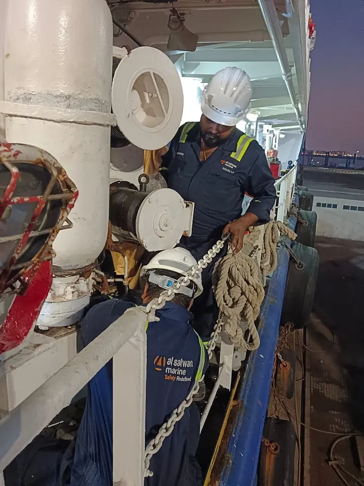 Fast Rescue Boat Davit Accumulator Pipeline Modification, photo 3