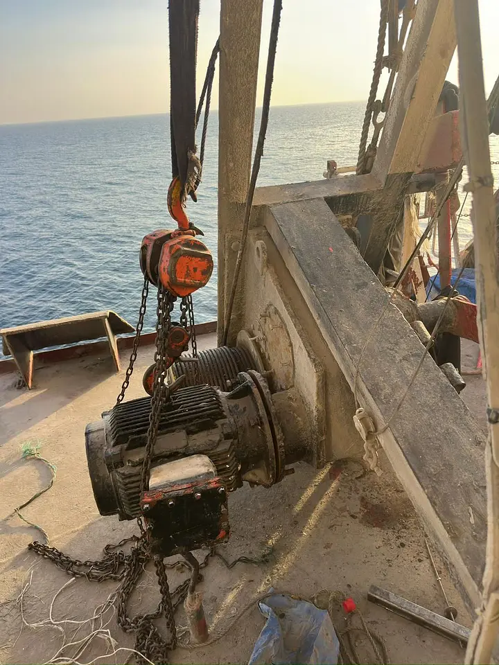 Lifeboat Winch Cam Clutch Renewal – Khorfakkan Anchorage, photo 8