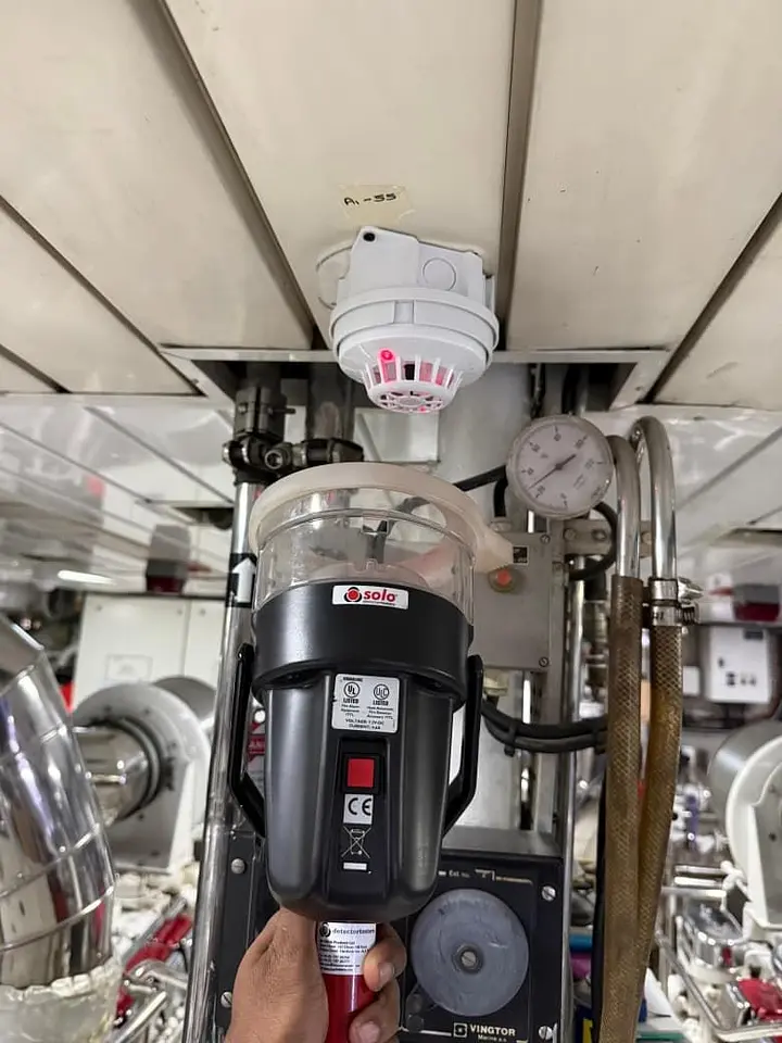 Addressable Fire Alarm System Retrofit – Luxury Yacht, Dubai Harbour, photo 3