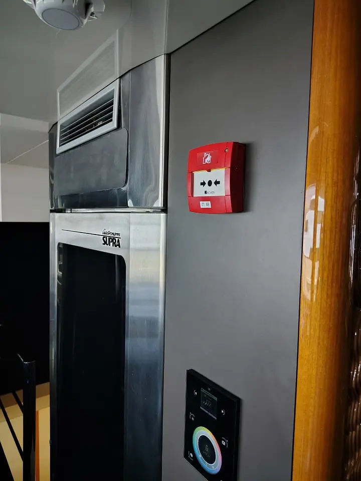 Addressable Fire Alarm System Retrofit – Luxury Yacht, Dubai Harbour, photo 7