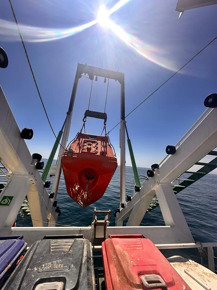 Annual Inspection of Freefall Lifeboat, Rescue Boat, Davits & Winches – Fujairah Anchorage, photo 4
