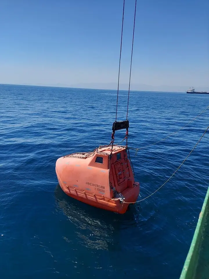 Annual Inspection of Freefall Lifeboat, Rescue Boat, Davits & Winches – Fujairah Anchorage, photo 7