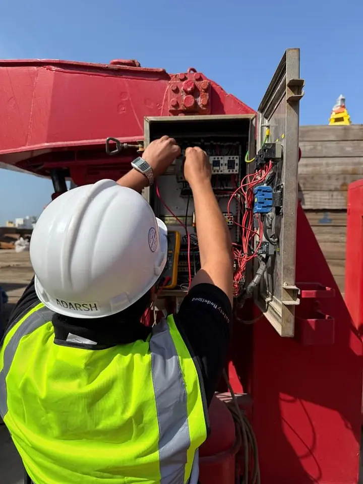 Deck Crane Troubleshooting – Ras Al Khaimah Port, photo 4