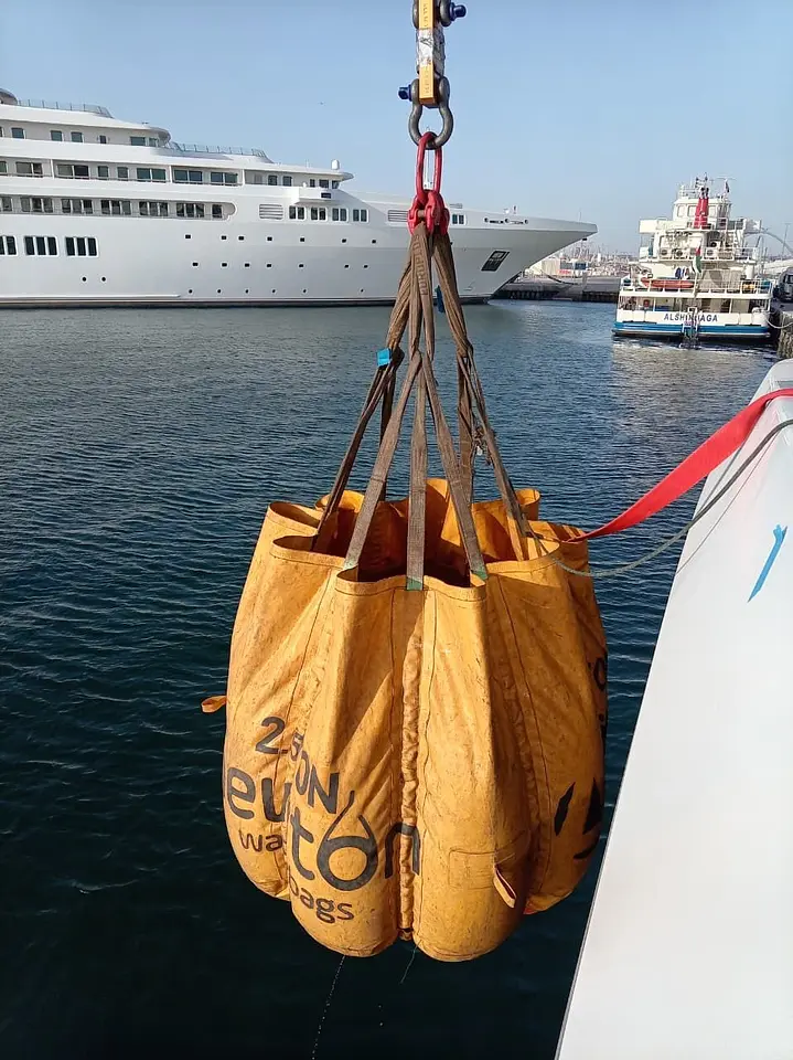 Yacht Deck Crane Load Test & Wire Rope Renewal – Port Rashid, photo 7