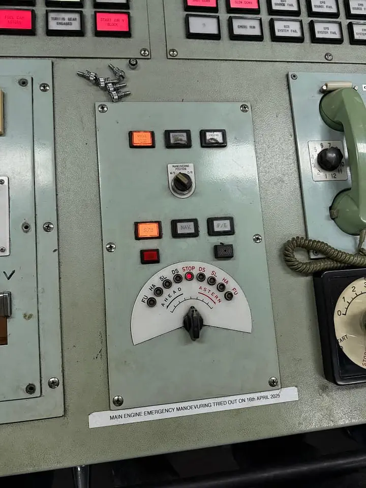 Main Engine Maneuvering System Troubleshooting – Khorfakkan, photo 4