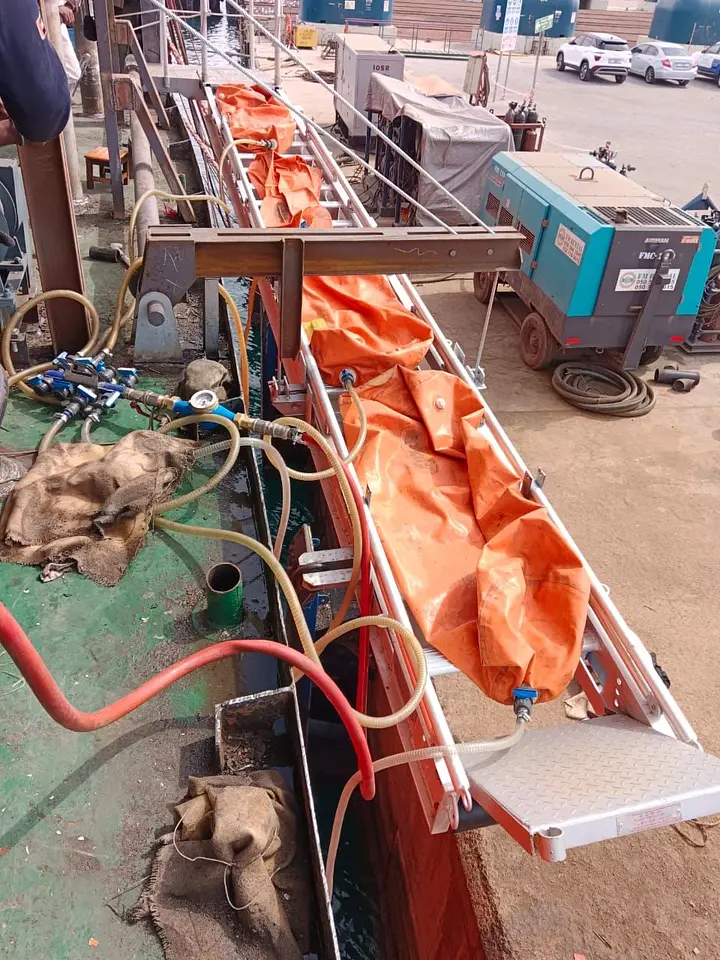 Midship Crane Load test,SWL:2000 Kg & Proof Load tested: 2500 Kg Accommodation Ladder Port & STBD SWL load Test,SWL: 325 kg, photo 9