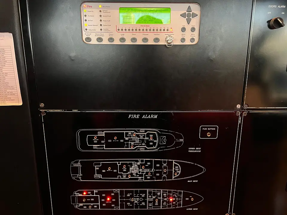 Fire Alarm Mimic Panel Retrofit – Dubai Harbour, photo 2