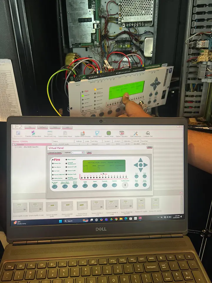 Fire Alarm Mimic Panel Retrofit – Dubai Harbour, photo 3