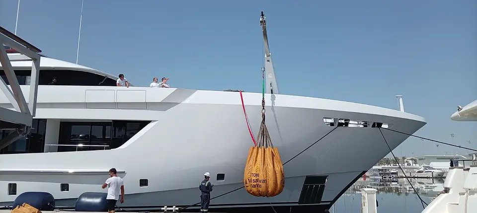 Annual Inspection & Load Test of Lifting Gear – Yacht, Yas Marina, photo 1