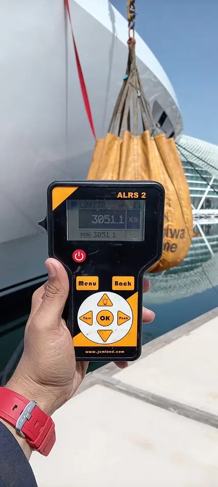 Annual Inspection & Load Test of Lifting Gear – Yacht, Yas Marina, photo 3