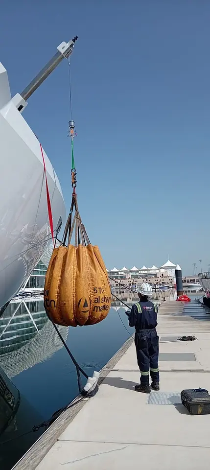 Annual Inspection & Load Test of Lifting Gear – Yacht, Yas Marina, photo 5