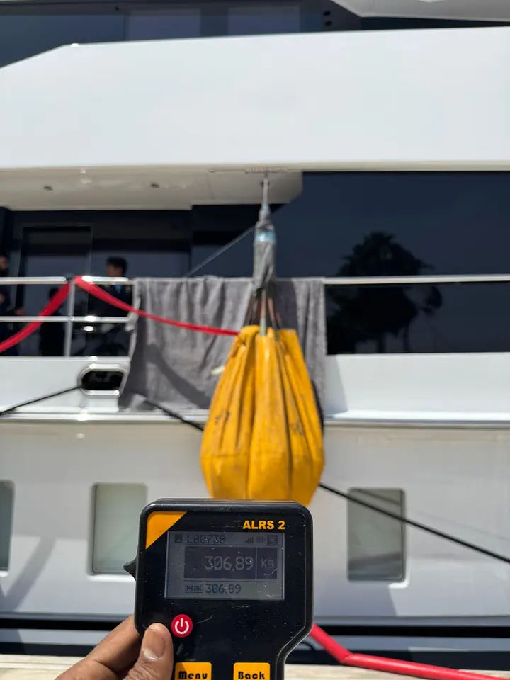 Annual Inspection & Load Test of Lifting Gear – Yacht, Yas Marina, photo 7