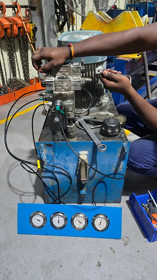 Power Pack Unit Service – Concrete Plant, Jebel Ali, photo 2