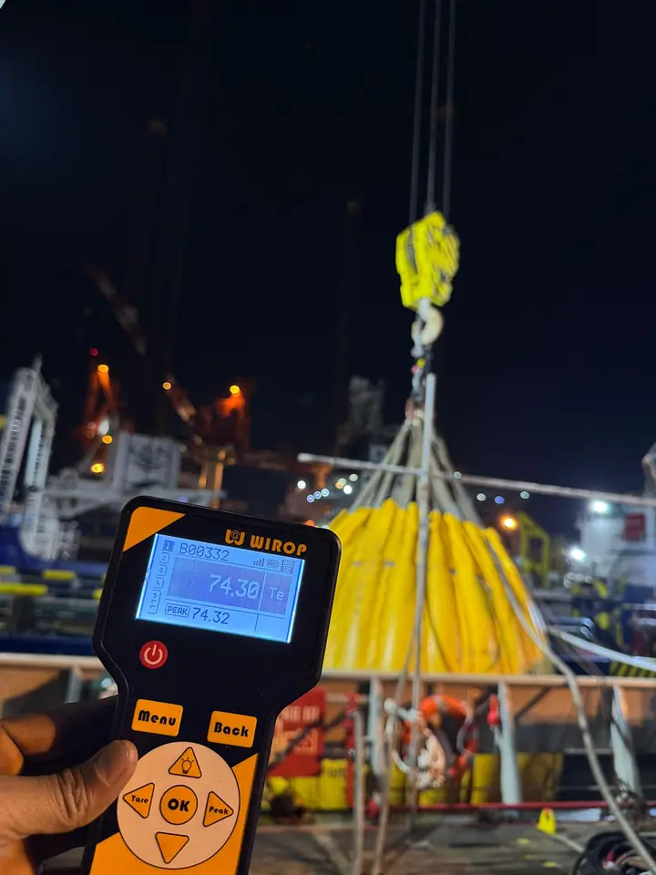 Subsea Crane & Man-Riding Load Test – Blue Gulf Shipyard, Abu Dhabi, photo 2